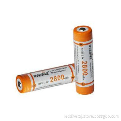2800mAh Flashlight Rechargeable Lithium Ion Battery with CE